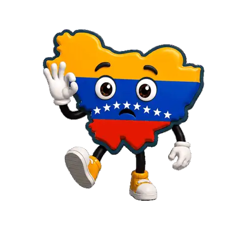 Mascota mapa de Venezuela