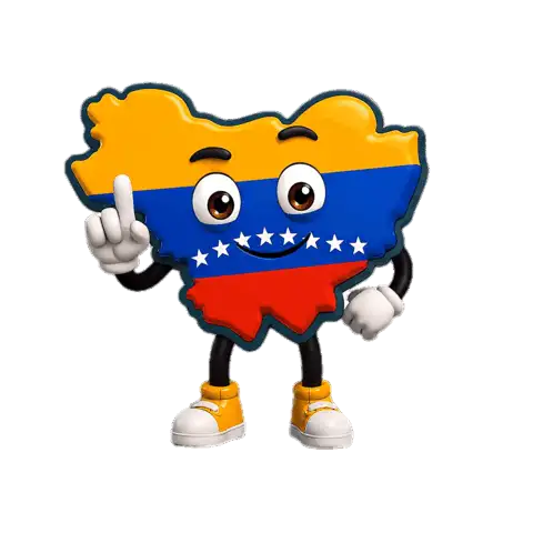 Mascota mapa de Venezuela