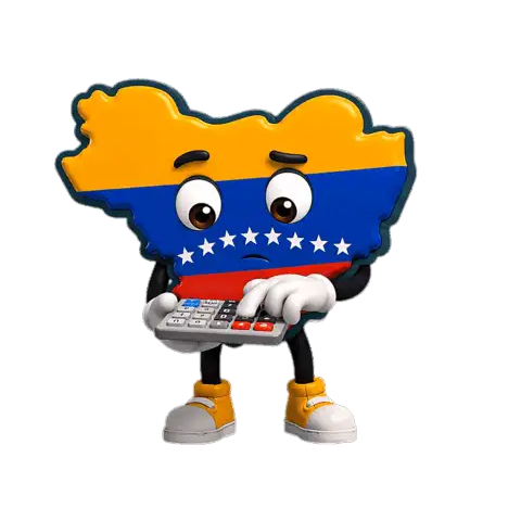 Mascota mapa de Venezuela
